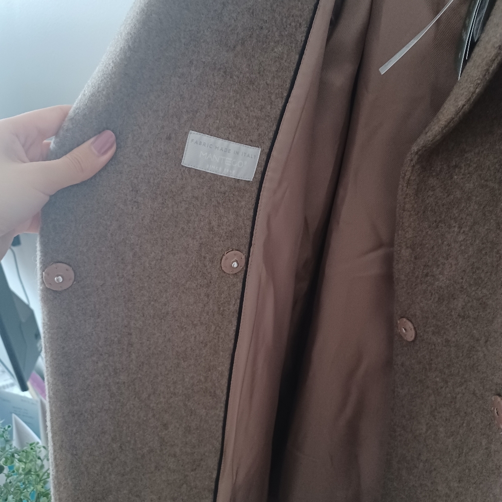 ⛔SOLD⛔🆕️ NWT H&M Wool Blend Coat in 'Brown' - Picture 16 of 16